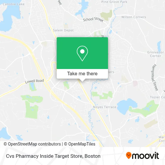 Cvs Pharmacy Inside Target Store map