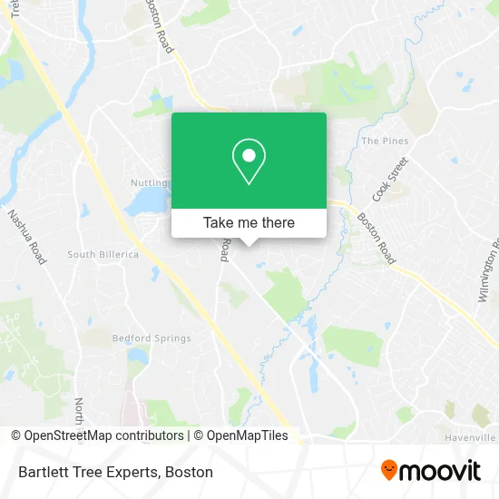 Bartlett Tree Experts map