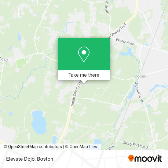 Elevate Dojo map