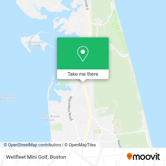 Wellfleet Mini Golf map