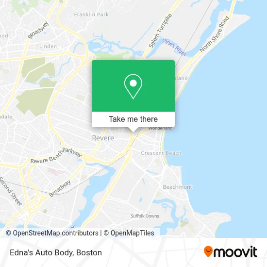 Edna's Auto Body map