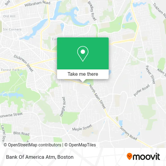 Bank Of America Atm map