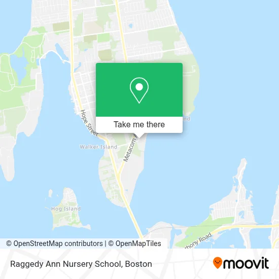 Raggedy Ann Nursery School map