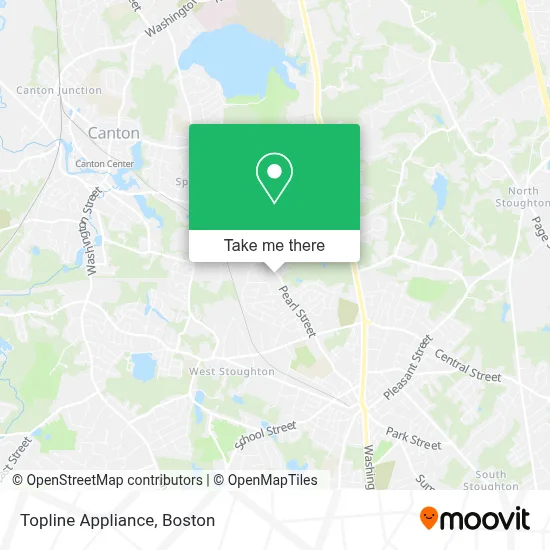 Topline Appliance map