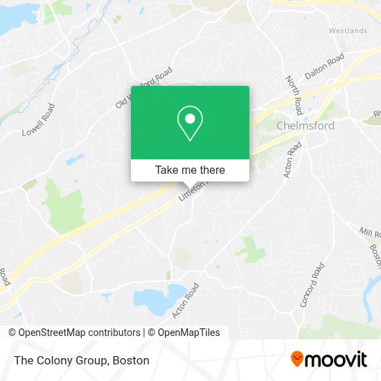 The Colony Group map