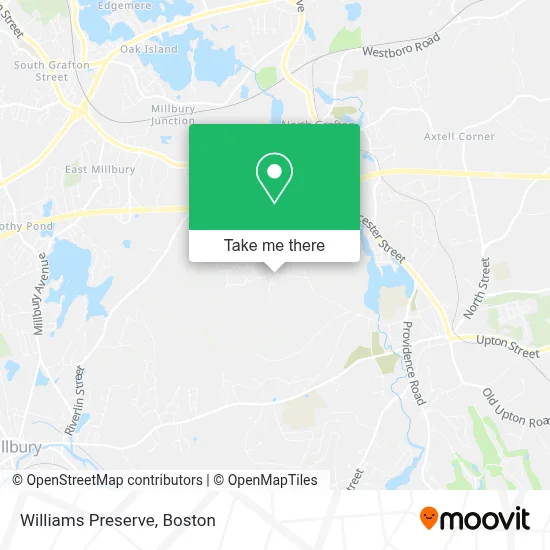 Williams Preserve map