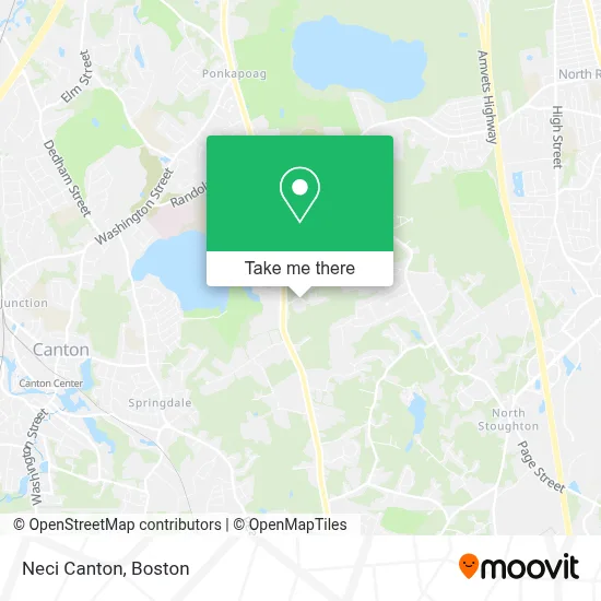 Neci Canton map