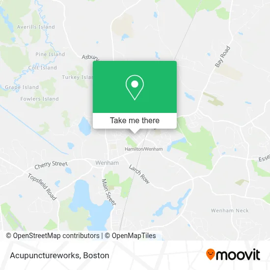 Acupunctureworks map