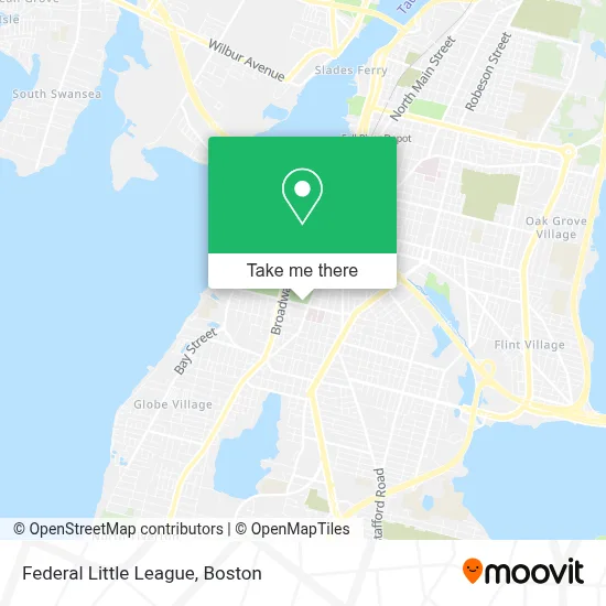 Federal Little League map
