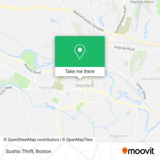 Sushis Thrift map