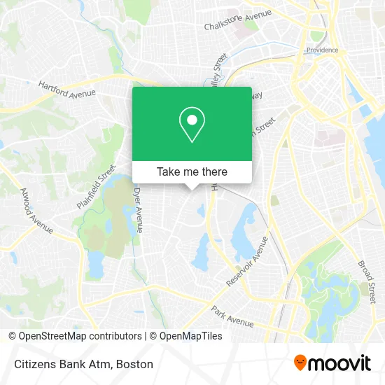 Citizens Bank Atm map