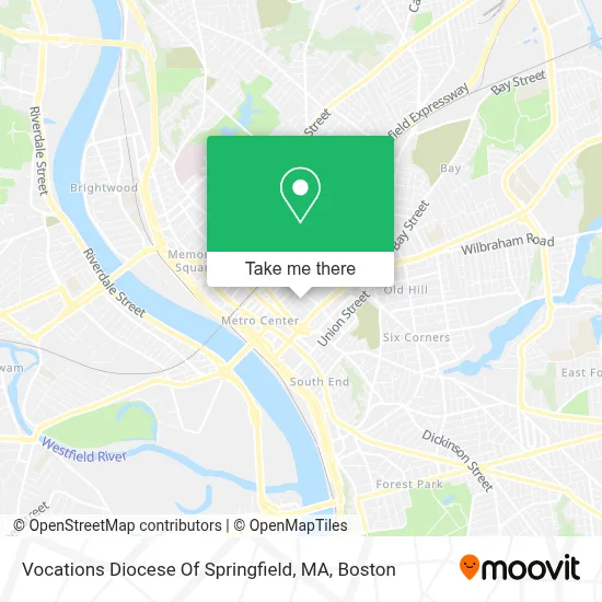 Vocations Diocese Of Springfield, MA map
