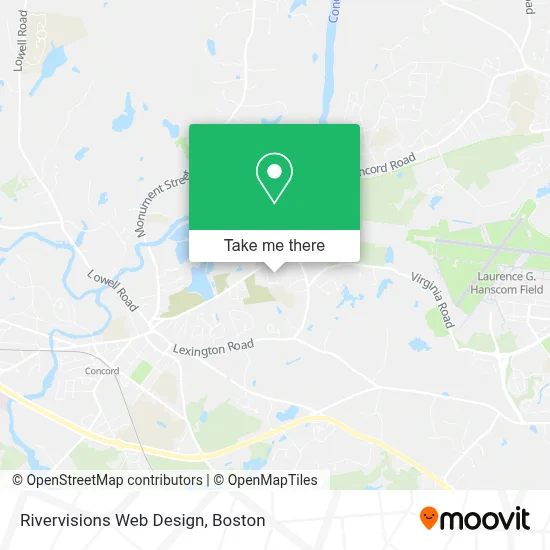 Rivervisions Web Design map