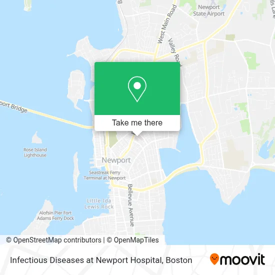 Infectious Diseases at Newport Hospital map