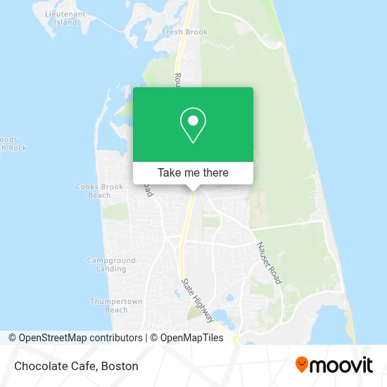 Chocolate Cafe map
