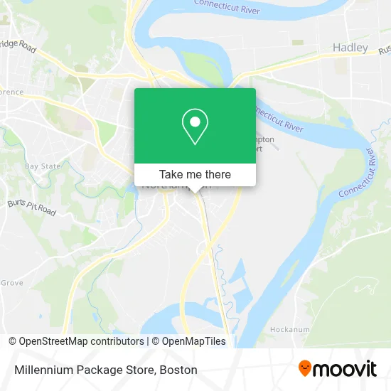 Millennium Package Store map