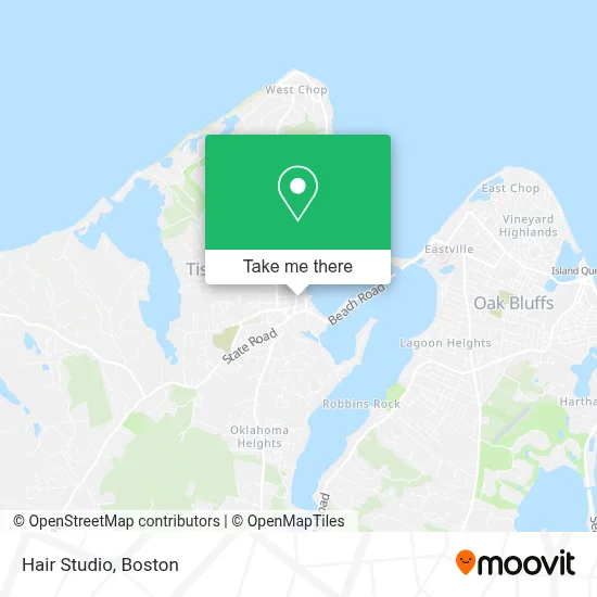 Hair Studio map