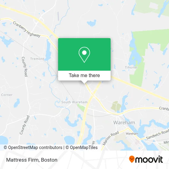 Mattress Firm map