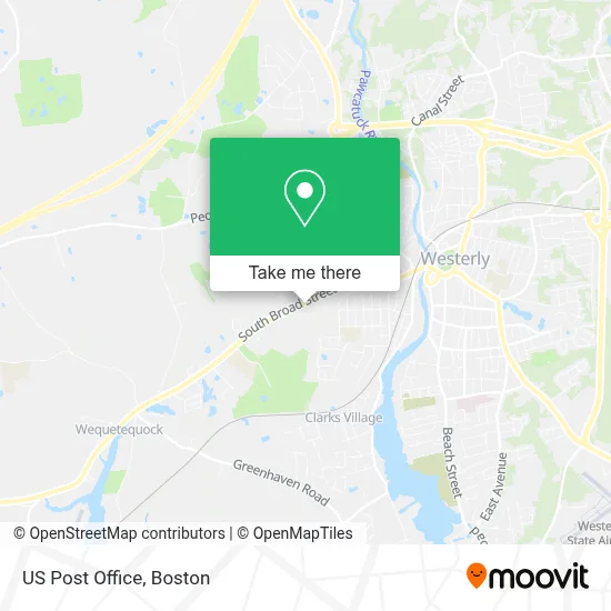 Us Post Office map