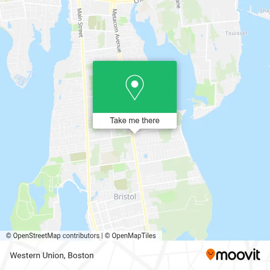 Western Union map