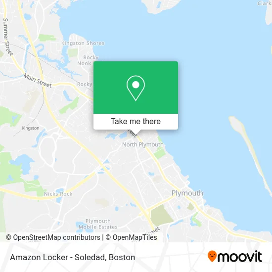 Amazon Locker - Soledad map