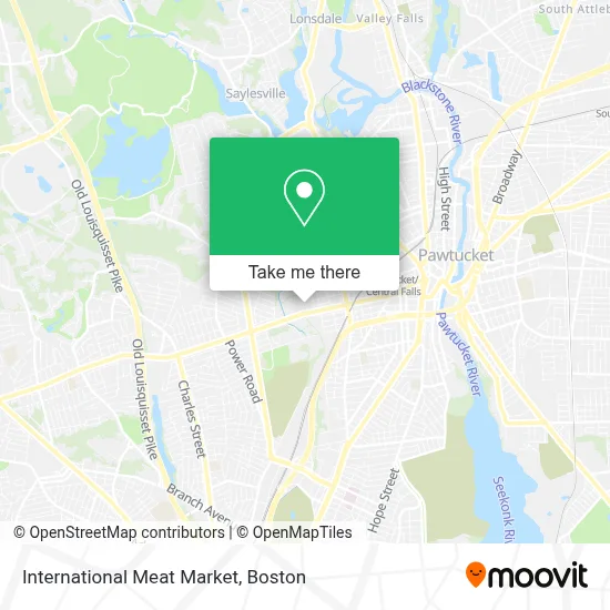 International Meat Market map