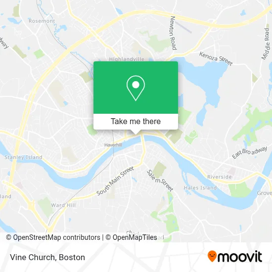 Vine Church map