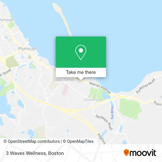 3 Waves Wellness map