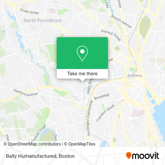 Bally Humanufactured map