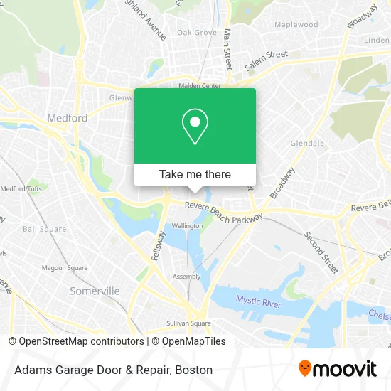 Adams Garage Door & Repair map