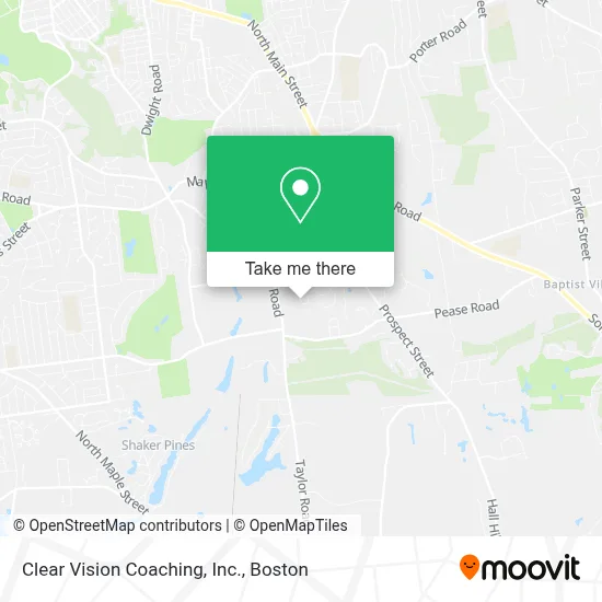 Clear Vision Coaching, Inc. map
