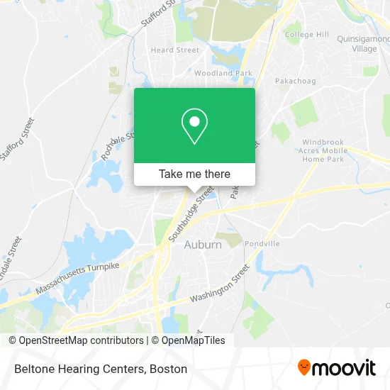 Beltone Hearing Centers map