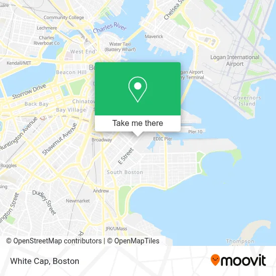 White Cap map
