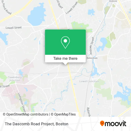 The Dascomb Road Project map