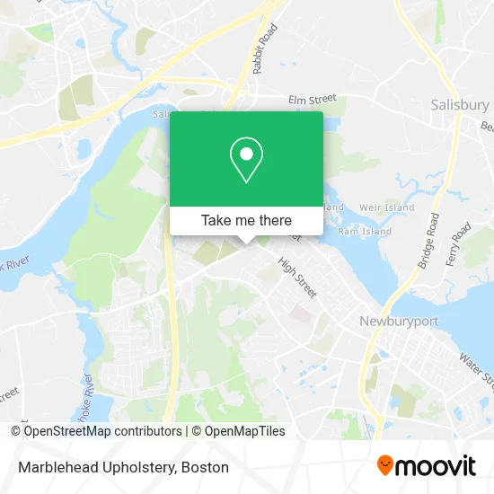 Marblehead Upholstery map