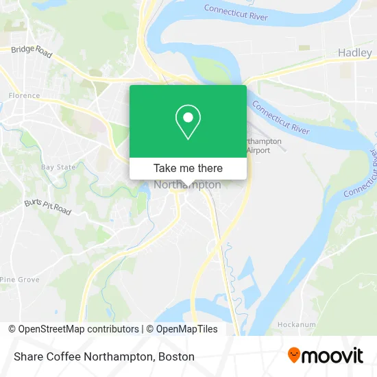 Share Coffee Northampton map