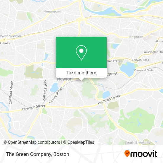The Green Company map