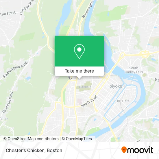 Chester's Chicken map