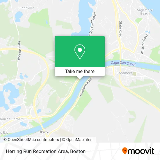 Herring Run Recreation Area map