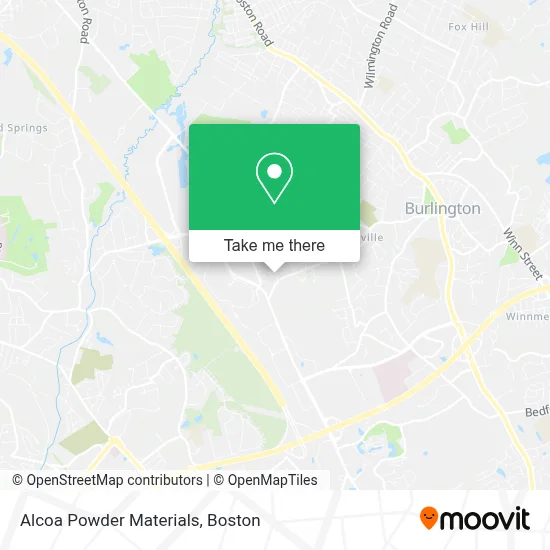 Alcoa Powder Materials map