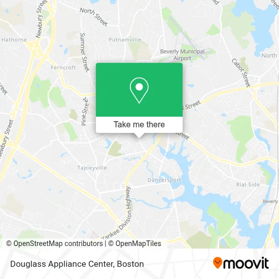 Douglass Appliance Center map