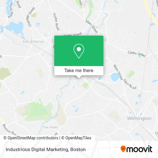 Industrious Digital Marketing map