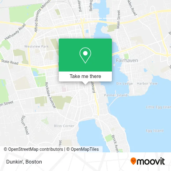 Dunkin' map