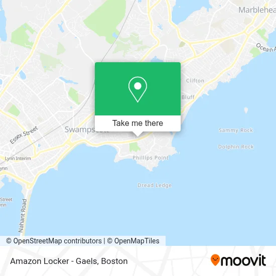 Amazon Locker - Gaels map