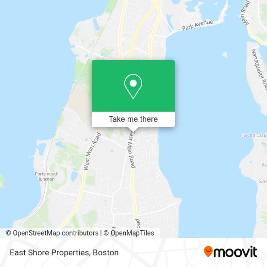 East Shore Properties map