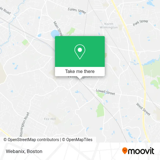 Webanix map