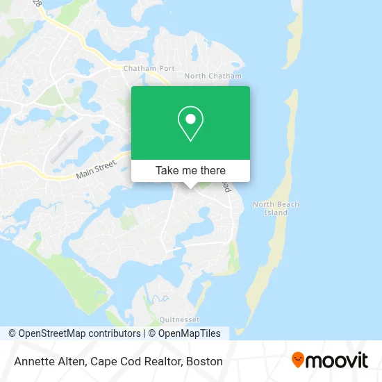 Annette Alten, Cape Cod Realtor map