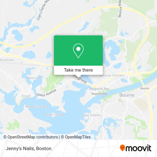 Jenny's Nails map