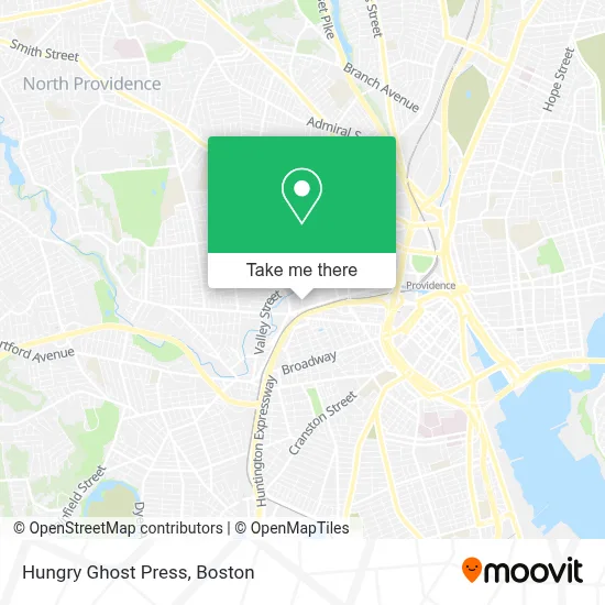 Hungry Ghost Press map