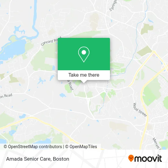 Amada Senior Care map